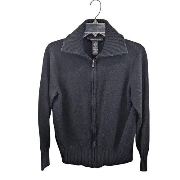 Josephine Chaus XL Grey Full Zipper Sweater 44c - Picture 1 of 5